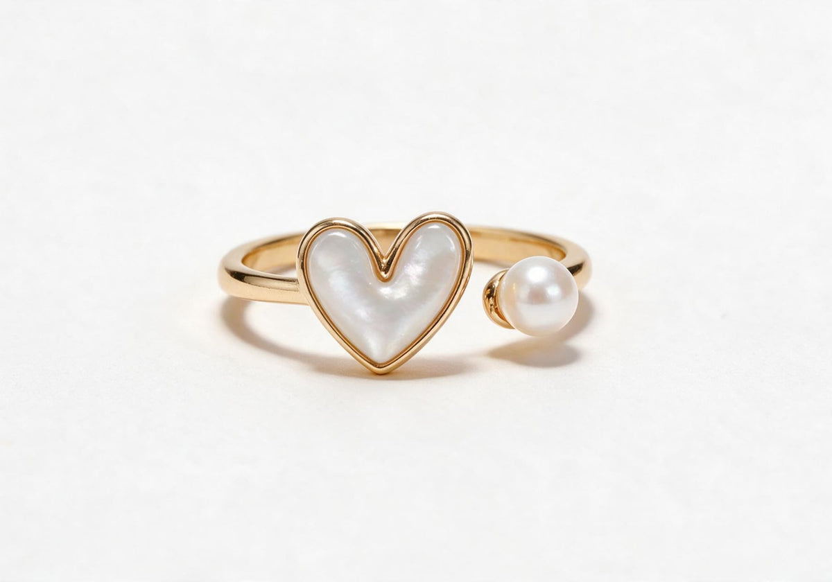 Gold-plated brass ring featuring an elegant design